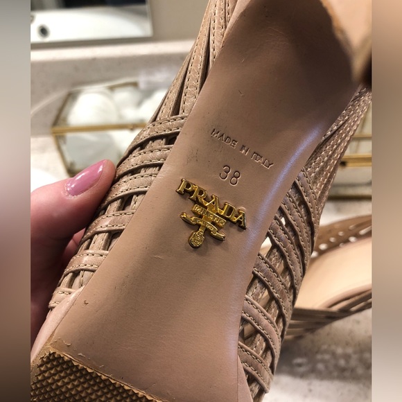 Prada Nude Sandal Heel - Picture 5 of 5